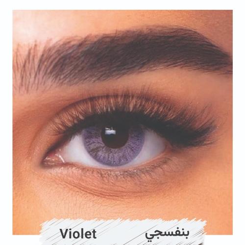 عدسات فريش لوك كولور الشهرية - بنفسجي Violet