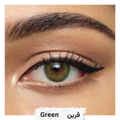 عدسات ديفاين يومية 10 حبات - أخضر Green
