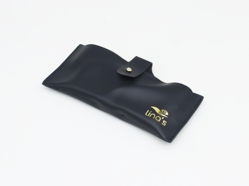 جراب نظارة جلد لون اسود ليناس LINAS