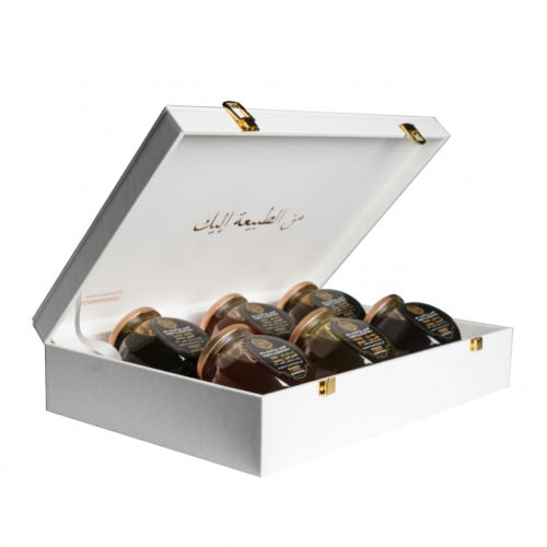 شنطة للأهداء مكونه من 6 عبوات اذا حاب تغير انواع ا...