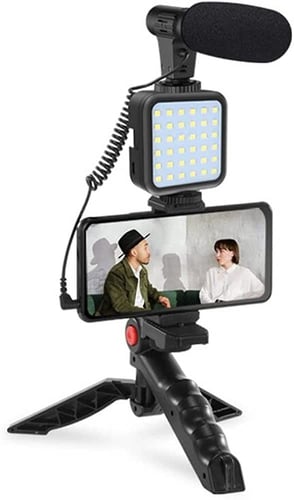 حامل مع اضاءه