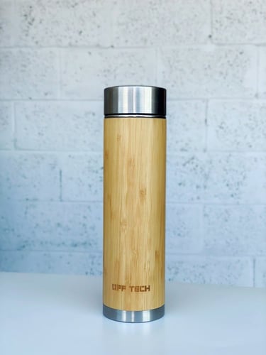 حافظة سوائل أوف تيك من خشب البامبو الطبيعي