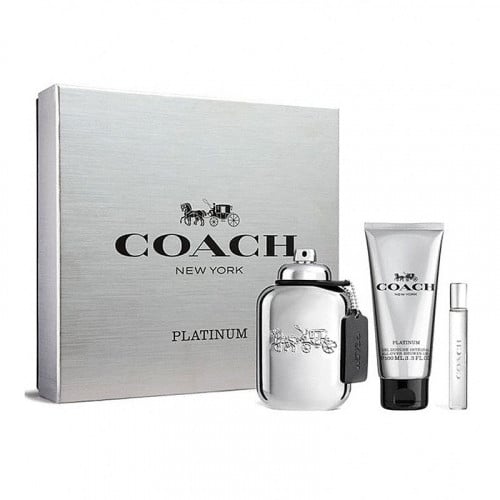 طقم كوتش بلاتينيوم رجالي Coach platinum set