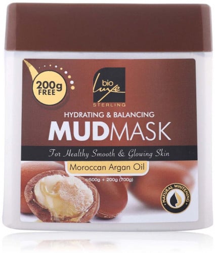 ماسك الطين المغربي للوجه بزيت الأرغان