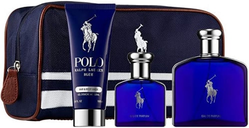 طقم بولو بلو بيرفيوم رجالي