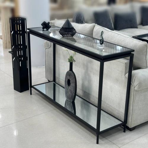 مدخل حديد دورين زجاج شفاف