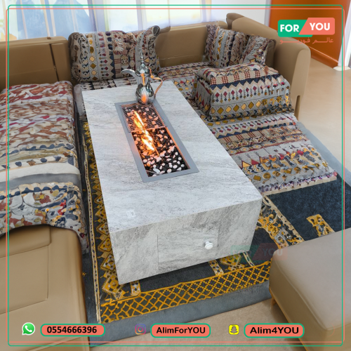 منقل طاولة بديل الرخام TL