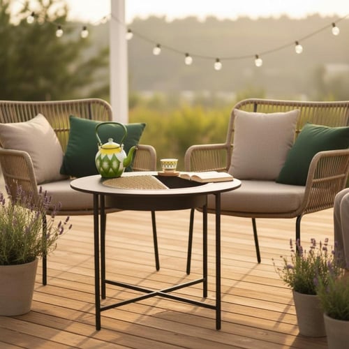 منقل شوي حديد دائري (TL)