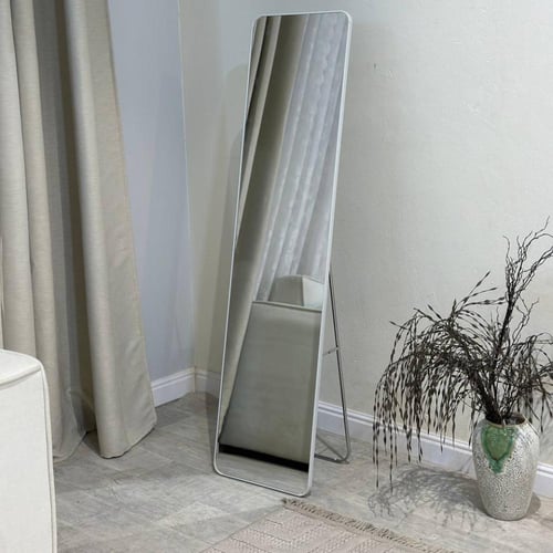 مرايا باستاند إطار فضي