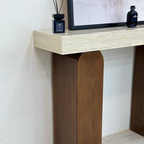 مدخل سنديان مع سطح بديل رخام