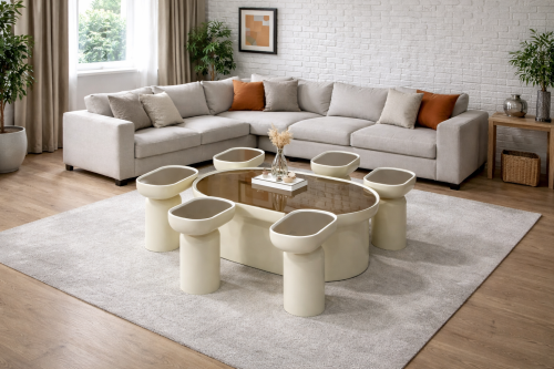 طاولة ضيافة رخام