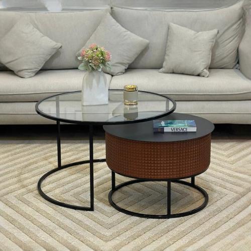 طقم طاولتين متداخلة