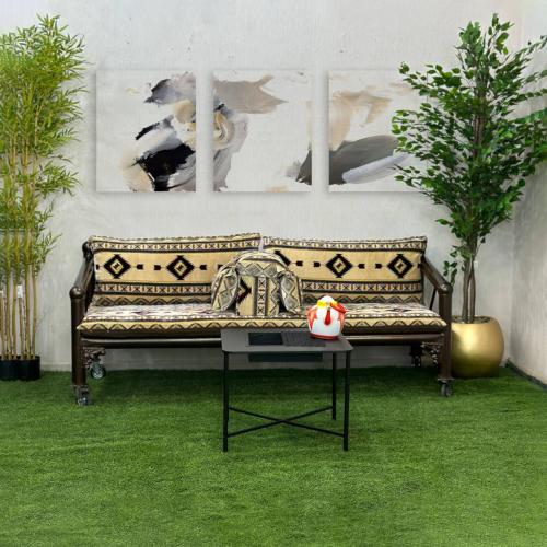 كرسي حديد جلسة خارجية متحركه بكفر