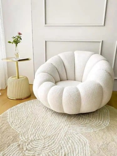 كرسي قماش بوكلية دوار