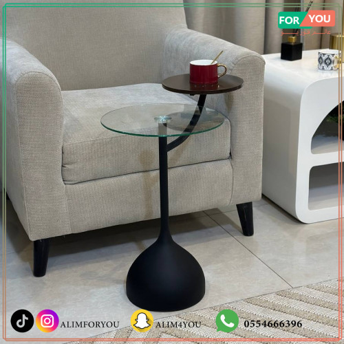 طاولة خدمة دورين بقاعدة سوداء (MG)TH