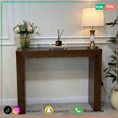 كونسول صغير -مدخل خشب سنديان مقاس 120*87*35 سم
