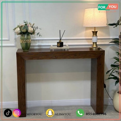 كونسول كبير -مدخل خشب سنديان مقاس 140*100*35 سم