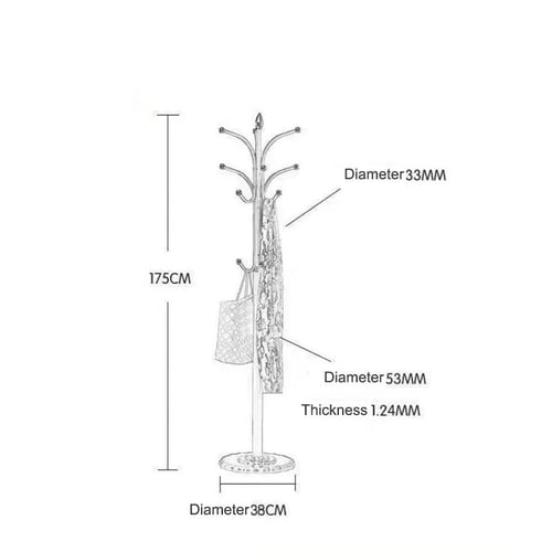 شماعة علاق ملابس ابيض