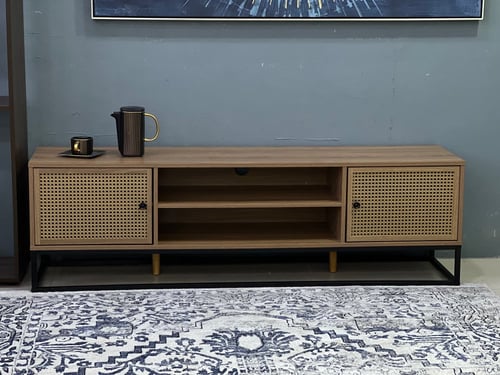 طاوله تلفزيون خشبي 140 سم