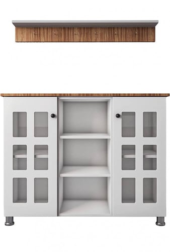 ركن كوفي مع رف تعليق