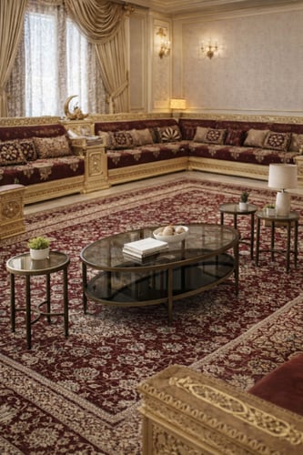 طقم طاولات مع 4خدمة