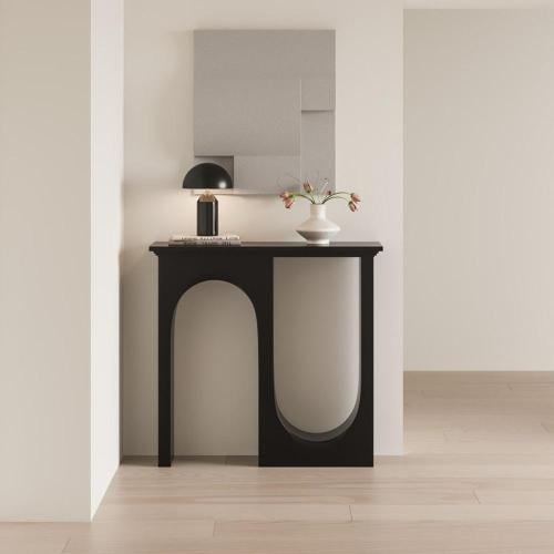 مدخل - كونسول خشب لون أسود - بتصميم أنيق وعملي BT