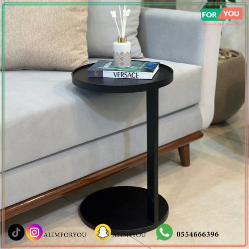 طاولة خدمة مودرن لون أسود (TL)