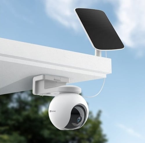 كاميرا مراقبة خارجية متحركة | تعمل بشريحة جوال و ب...