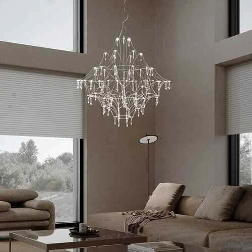 ثريا علاقي كريستال K9 كلاسيك فضي