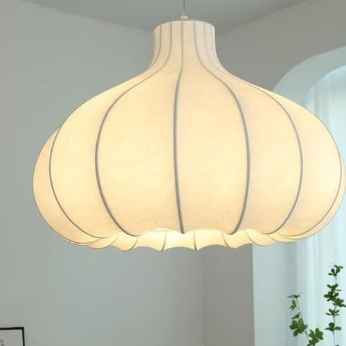 ثريات علاقي مودرن من القماش بتصميم مميز مقاس 60 سم