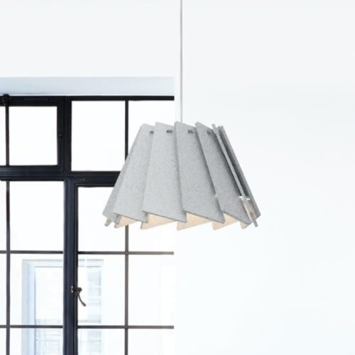 ثريات سقف مودرن من اللباد علي الطراز الياباني 45 س...