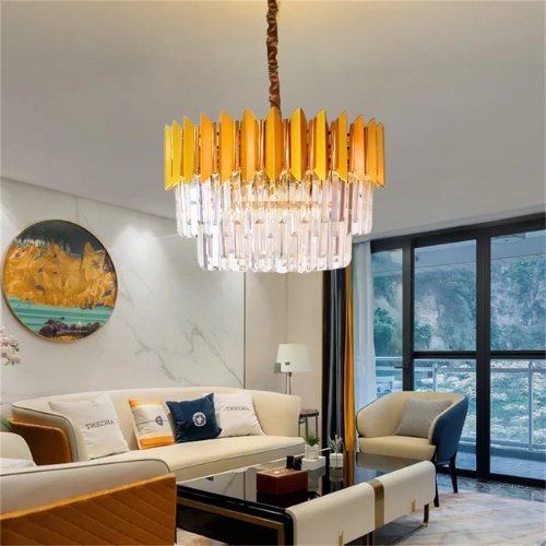 ثريا مودرن كرستال ستايل اوروبي ذهبي