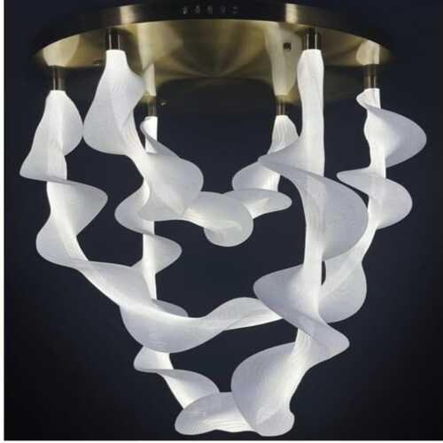 ثريا مودرن علاقي ستايل اوروبي قماش 3 اضاءات ليد