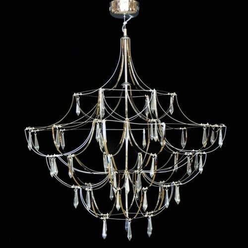 ثريا علاقي كريستال K9 كلاسيك فضي