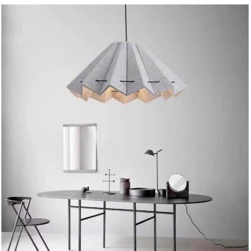 ثريات سقف مودرن من اللباد علي الطراز الياباني 55 س...