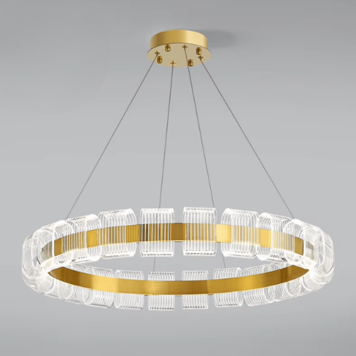 ثريا مودرن ذهبية ستايل أوروبي – فخامة للسقف بـ 3 أ...