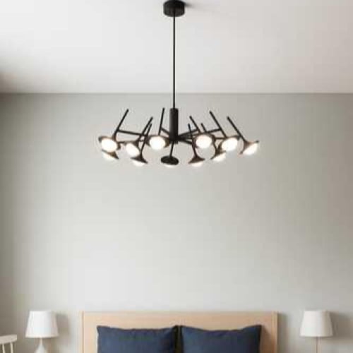 ثريا علاقي مودرن ليد ستايل اوروبي ثلاث اضاءات