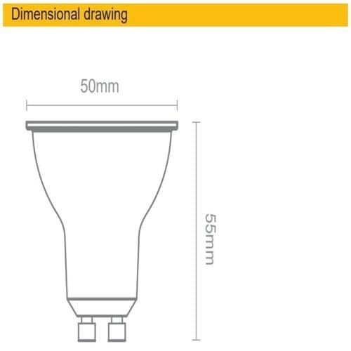 كوداك KODAK اضاءة سقف لمبات سبوت لايت 5 وات GU10