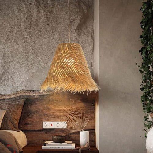 ثريا علاقي بوهيمي من الخيزران على الطراز الصينى 35...