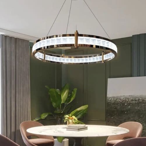 نجف مودرن 3 اضاءات ليد مقاس 60 سم