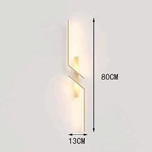 ابليك جداري مودرن ذهبى 3 اضاءات LED