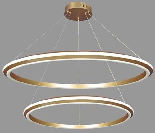 ثريا مودرن علاقي ذهبي 3 اضاءات ليد