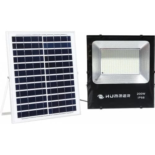 كشاف خارجي 200 وات لون الانارة ابيض طاقة شمسية مع...