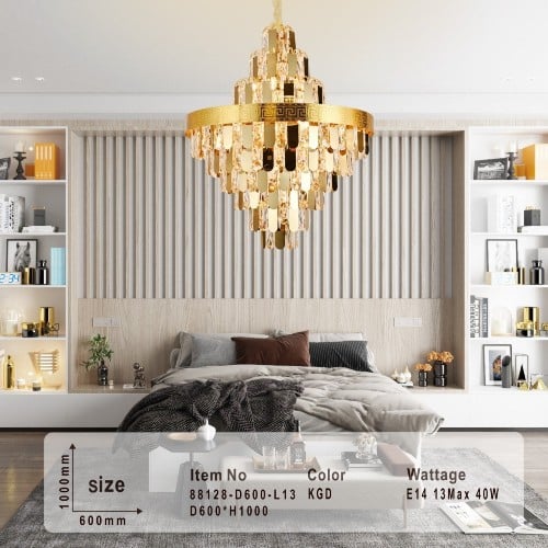 ثريات سقف مودرن كريستال استايل اوروبي