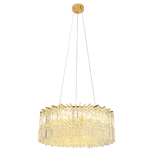 ثريات سقف مودرن كريستال ذهبي – تصميم أوروبي