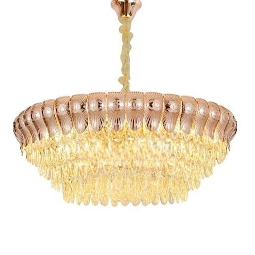 ثريات سقف مودرن كريستال ذهبي ستايل اوروبي