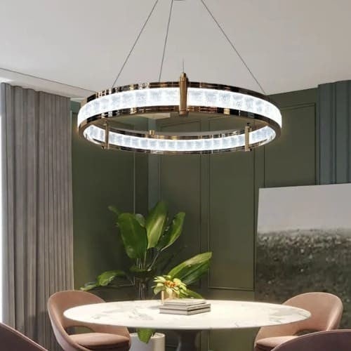 نجف مودرن 3 اضاءات ليد مقاس 60 سم