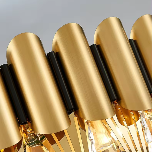 ثريات سقف مودرن كريستال ذهبي ستايل اوروبي