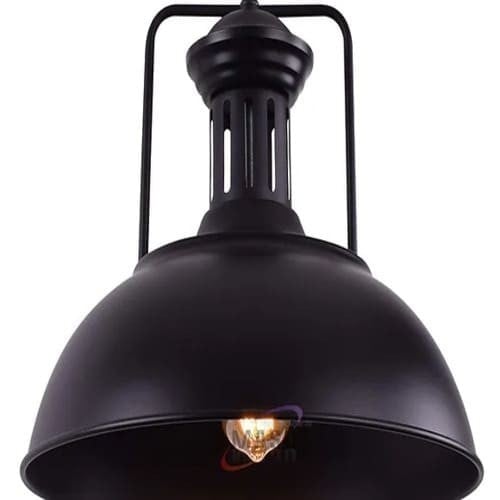 انارة معلقة مودرن اسود مقاس 36 سم