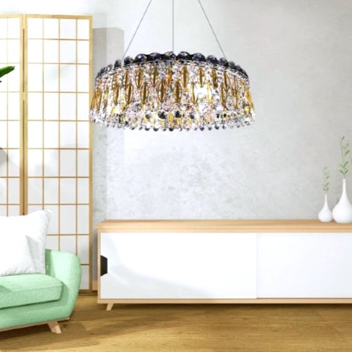 ثريا كرستال ستايل اوروبي ذهبي